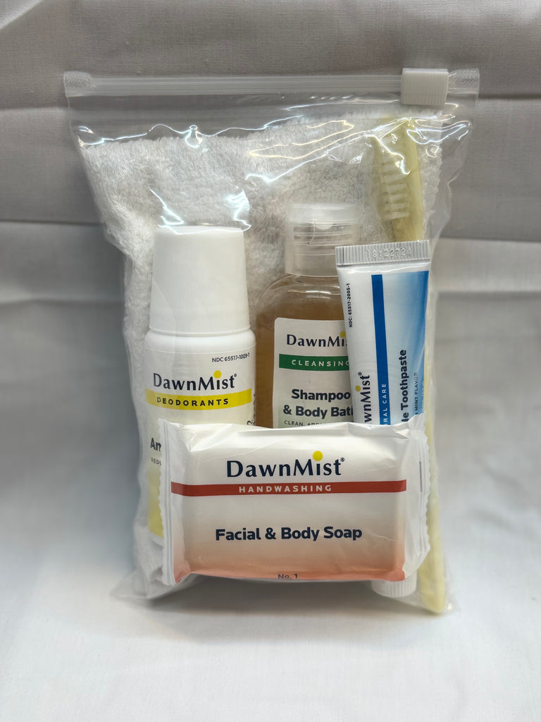 Custom Hygiene Kit Quick Ship Hygiene Kits - Case of 50 | Custom Hygiene Kits